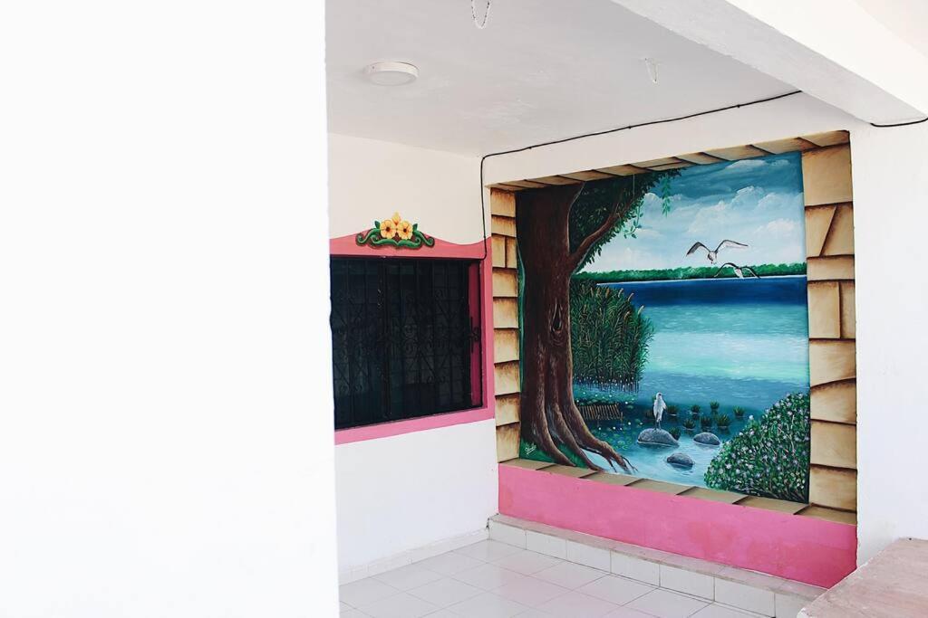 Casa La Antigua Bacalar, Centro, Aa, Wifi, Cocina Vakantiehuis *